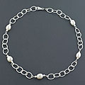 Freshwater Pearl Silver Necklace (Italy)