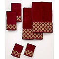 Chelsea-ming 6-piece Red Embellished Towel Set