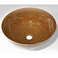Baden Chinese Bronze Porcelain Vessel Sink