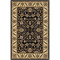 Traditional Black Lela Collection Rug (9'2 x 12'6)