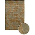 Hand-knotted Contemporary Wool Rug (5' x 7'6)