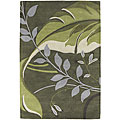Hand-tufted Contemporary Inka Area Rug (7'9 Round)