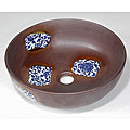 Baden Chocolate Porcelain Vessel Sink