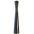 Hand-etched Dark Brown Croc Metal Vases (Set of 2)