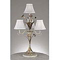 Pastel Washed 4-shade Trumpet Flower Table Lamp