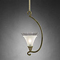 Tuscan Gold Mini Pendant Light Fixture