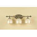 Burnished Silver 3-light Vanity