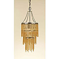 Antique Nickel Mini Prism Chandelier