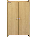Ameri 4-shelf Maple Dresser with Doors