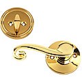 Sherlock Polished Brass Lever Door Handle