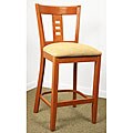 Cherry Film-back Microfiber Seat Counter Stool