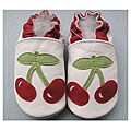 Helloyaya Cherries Leather Infant Shoes