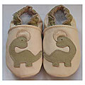 Helloyaya Dinosaur Leather Infant Shoes