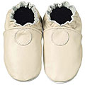 Happy Kids Classic Cream Leather Infant Shoes