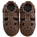 Paws Brown Leather Sandel Infant Shoes