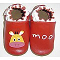 Paws Moo Cow Leather Infant Shoes