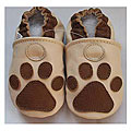Helloyaya Paw Print Leather Infant Shoes