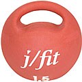 Rubber 3.3-pound Medicine Ball with Handle
