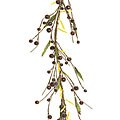 Leaf and Berry Battery-operated Garland (Set of 2)