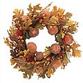 Iced Pumpkin Harvest Wreath
