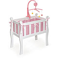 Badger Basket Sleigh-style Doll Crib with Mobile