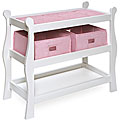 Badger Basket Sleigh-style Doll Changing Table