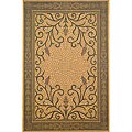 Transitional Patio Mosaic Green Rug (7'8 x 10'7)