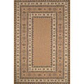 Transitional Patio Oatmeal Rug (7'8 x 10'7)