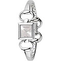 Gucci Tornabuoni Square Silver Dial Diamond Watch