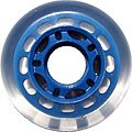 Blue 76mm 78a Inline Wheels