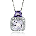 Sterling Silver Multi-gemstone Necklace