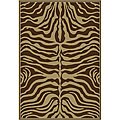 Zebra Animal Skin Rug (5'3 x 7'2)