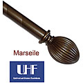 Marseille 28 in - 48 in Telescoping Curtain Rod Set (Pk of 2)