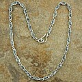 Sterling Silver 'Crown Link' Necklace (Indonesia)