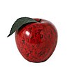 Large Hand-glazed Ceramic Apple