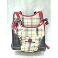 Pack N' Paws Hands-free Plaid Pet Carrier