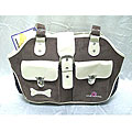 Premium Pack N' Paws Buckled Corduroy Pet Carrier