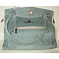 Stylish Pack N' Paws Sky Blue Corduroy Pet Carrier