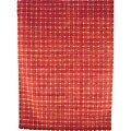 Hand-knotted Jaora Red Hand-spun Wool Rug (8' x 10')