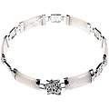 Sterling Silver Mother of Pearl Bracelet