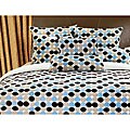 Microplush Big Dots Queen Comforter Set