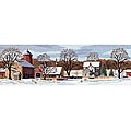 Scenic Farm Counted Cross Stitch Kit