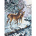 Gold Collection Creekside Deer Cross Stitch Kit