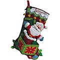 Bucilla Pop-up Santa Stocking Felt Applique Kit