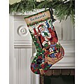 Santa's Delivery Stocking Needlepoint Kit