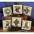 Beaded Elegance Ornaments Counted Cross Stitch Kit
