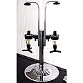 Chrome-plated 2-bottle Liquor Dispenser