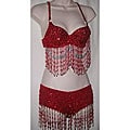 Bad Sushi Red Belly Dancing Costume