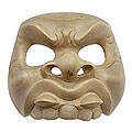 Wood 'Call the Clown' Mask (Indonesia)