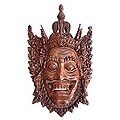 Wood 'Rahwana, the Demon King' Mask (Indonesia)